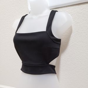 Express womens cropped top Size S